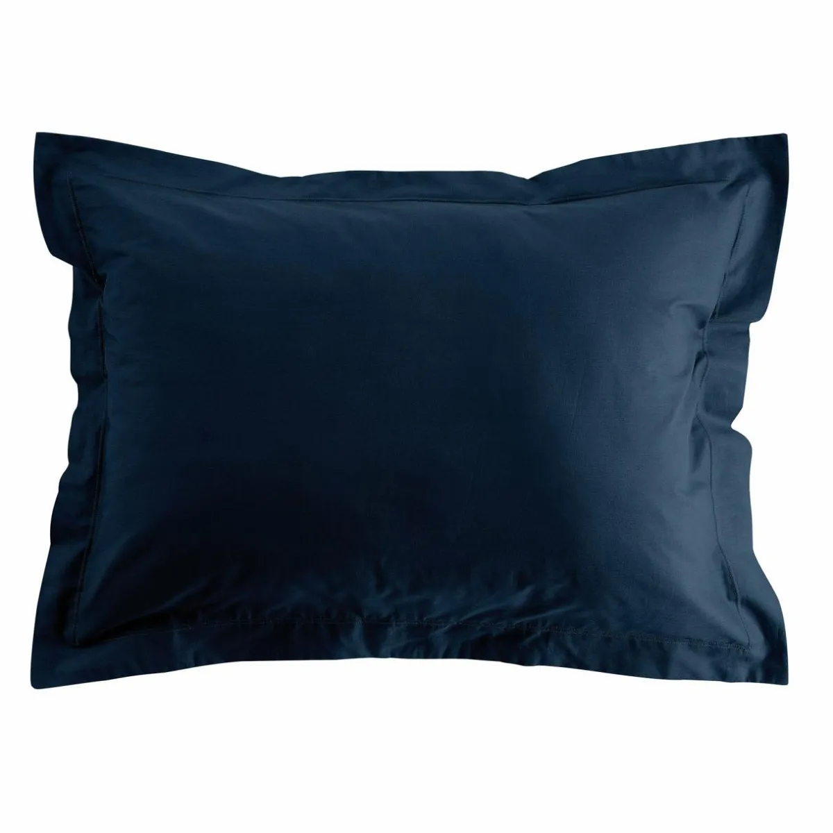 DOUCEUR D'INTERIEUR Taie d'oreiller rectangulaire coton bio (50 x 70 cm) Biolina Bleu nuit New