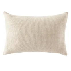 EMINZA Taie d'oreiller rectangulaire coton nid d'abeille (50 x 80 cm) Eva Beige Hot