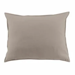 EMINZA Taie d'oreiller rectangulaire flanelle de coton (50 x 70 cm) Nina Ficelle Online