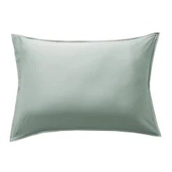 EMINZA Taie d'oreiller rectangulaire satin de bambou (50 x 70 cm) Sienna Vert Eucalyptus Sale
