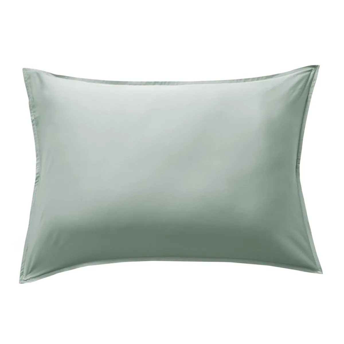 EMINZA Taie d'oreiller rectangulaire satin de bambou (50 x 70 cm) Sienna Vert Eucalyptus Sale