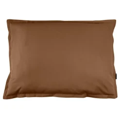 EMINZA Taie d'oreiller rectangulaire percale de coton (50 x 70 cm) Cali Marron Chocolat Best