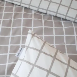 TRADILINGE Taie d'oreiller rectangulaire percale de coton (50 x 70 cm) Max e Gris Hot