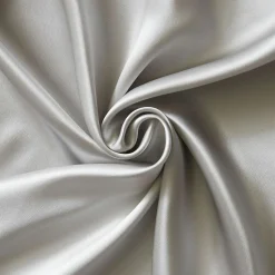 EMINZA Taie d'oreiller rectangulaire soie de mûrier (50 x 70 cm) Mizuki Gris clair Clearance