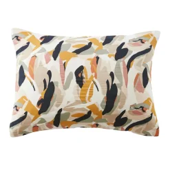 EMINZA Taie d'oreiller rectangulaire gaze de coton (50 x 70 cm) Mathilda Multicolore