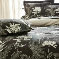 TRADILINGE Taie d'oreiller rectangulaire satin de coton (50 x 70 cm) Cayenne e Noir New