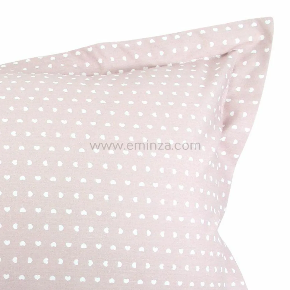 TRADI LINGE Taie d'oreiller rectangulaire coton Glamour Rose Sale