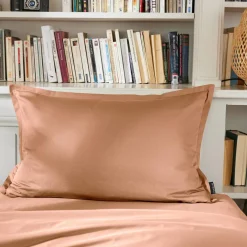 EMINZA Taie d'oreiller rectangulaire percale de coton (50 x 80 cm) Cali Rose Pêche Clearance