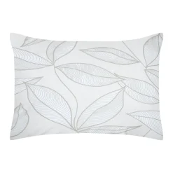 STOF Taie d'oreiller rectangulaire percale de coton (50 x 70 cm) Matisse e Gris Discount