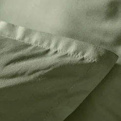 EMINZA Taie d'oreiller rectangulaire percale de coton (50 x 80 cm) Cali Vert romarin Online