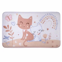 LOVELY CASA Tapis antidérapant (75 cm) Zoéline Rose
