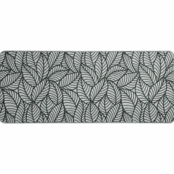 LUANCE Tapis antidérapant (50 x 120 cm) Jungle Gris