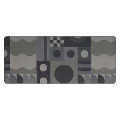 LUANCE Tapis antidérapant (50 x 120 cm) Geo Gris Online
