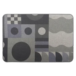 LUANCE Tapis antidérapant (40 x 60 cm) Geo Gris Clearance