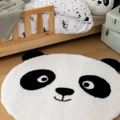 Atmosphera cru017dateur d'intu017drieur for kids Tapis antidérapant enfant (100 cm) Panda Blanc Online