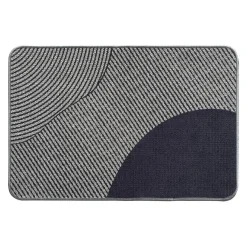 LUANCE Tapis antidérapant velours (40 x 60 cm) Dune Gris New