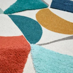 STOF Tapis coton (60 x 90 cm) Blokken Multicolore Outlet