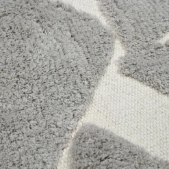 STOF Tapis coton (60 x 90 cm) Blokken Ecru Discount