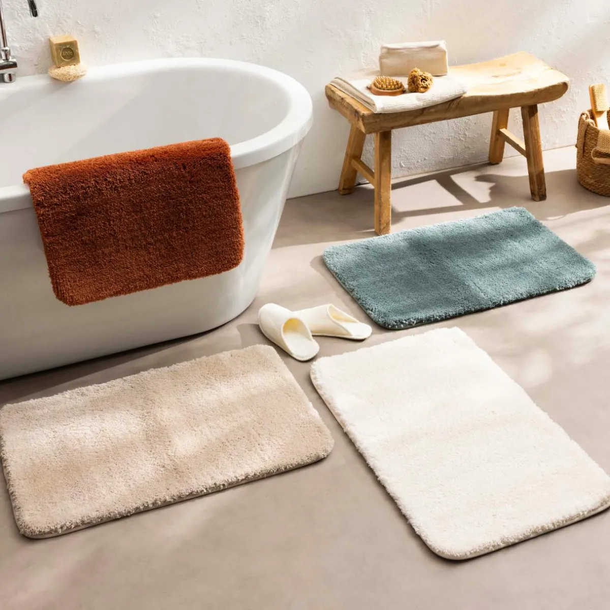 douceur d'intu017drieur Tapis de bain absorbant (50 x 80 cm) Maël Beige Discount