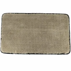 TENDANCE Tapis de bain antidérapant (75 x 45 cm) Black Line / noir Gris ficelle Outlet