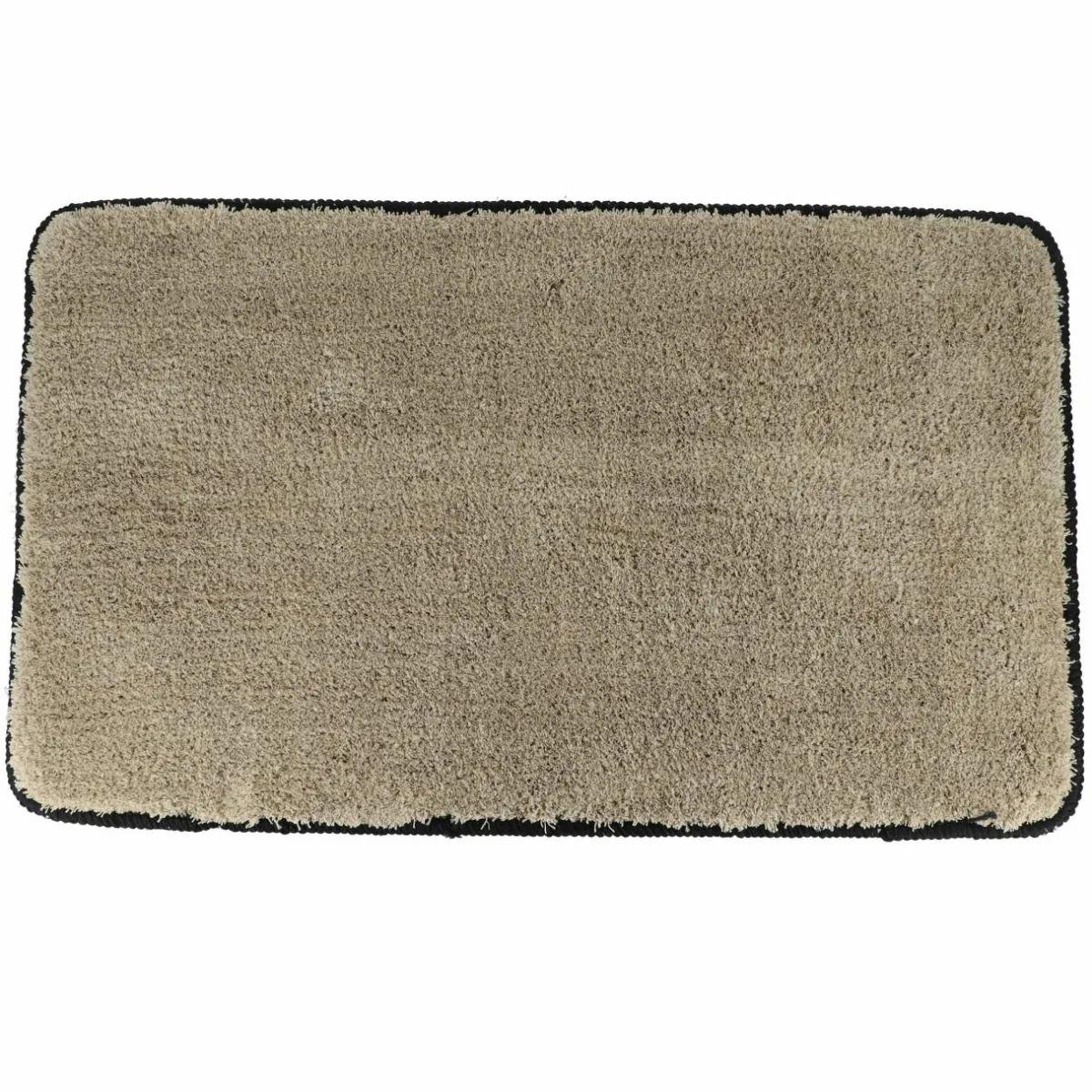 TENDANCE Tapis de bain antidérapant (75 x 45 cm) Black Line / noir Gris ficelle Outlet