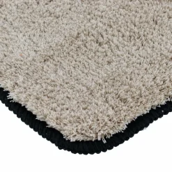 TENDANCE Tapis de bain antidérapant (75 x 45 cm) Black Line / noir Gris ficelle Outlet