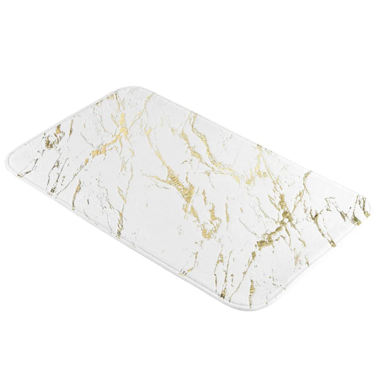 douceur d'intu017drieur Tapis de bain antidérapant (45 x 75 cm) Aquamarbre Blanc Outlet