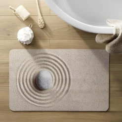 douceur d'intu017drieur Tapis de bain antidérapant (50 x 80 cm) Serena Marron Best