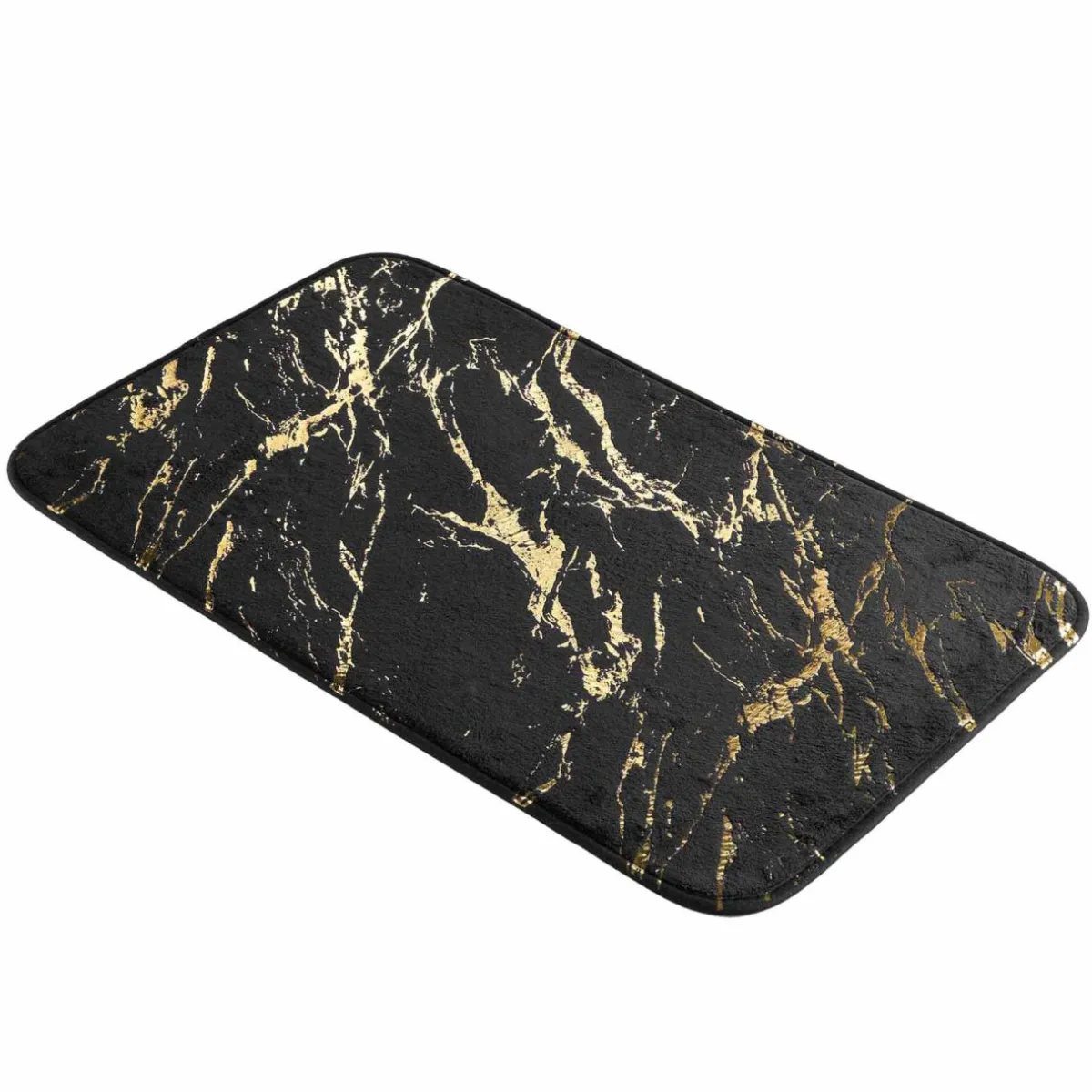 douceur d'intu017drieur Tapis de bain antidérapant (45 x 75 cm) Aquamarbre Noir New