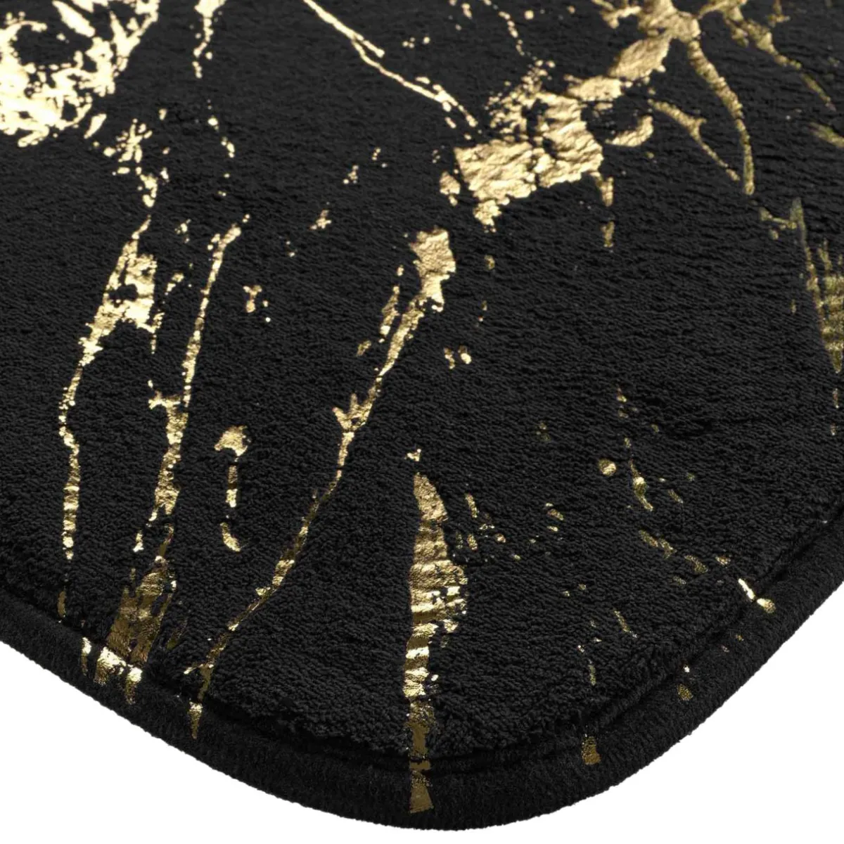 douceur d'intu017drieur Tapis de bain antidérapant (45 x 75 cm) Aquamarbre Noir New