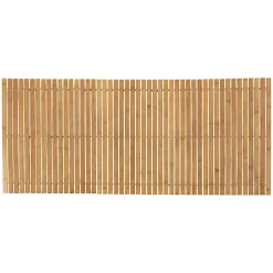 ATMOSPHERA Tapis de bain caillebotis à rouler bambou (120 x 50 cm) Leo Beige Best