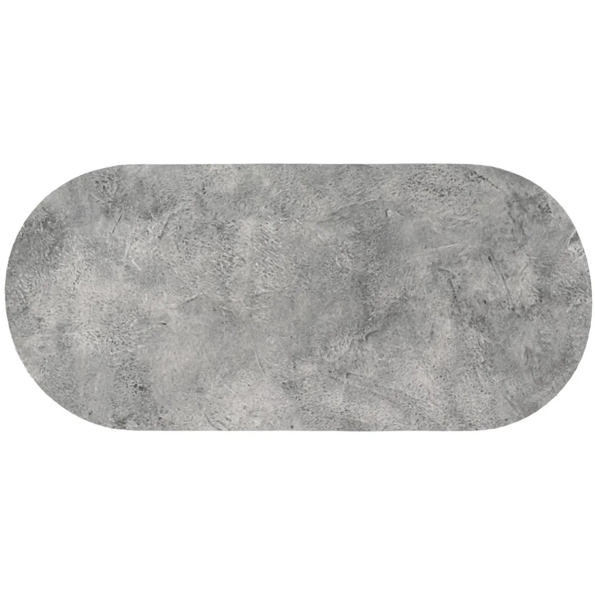 TENDANCE Tapis de bain caoutchouc naturel antidérapant (45 x 100 cm) Nature Brute Gris Online
