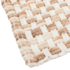 5 Five Simply Smart Tapis de bain coton (50 x 75 cm) Tresse Taupe Hot