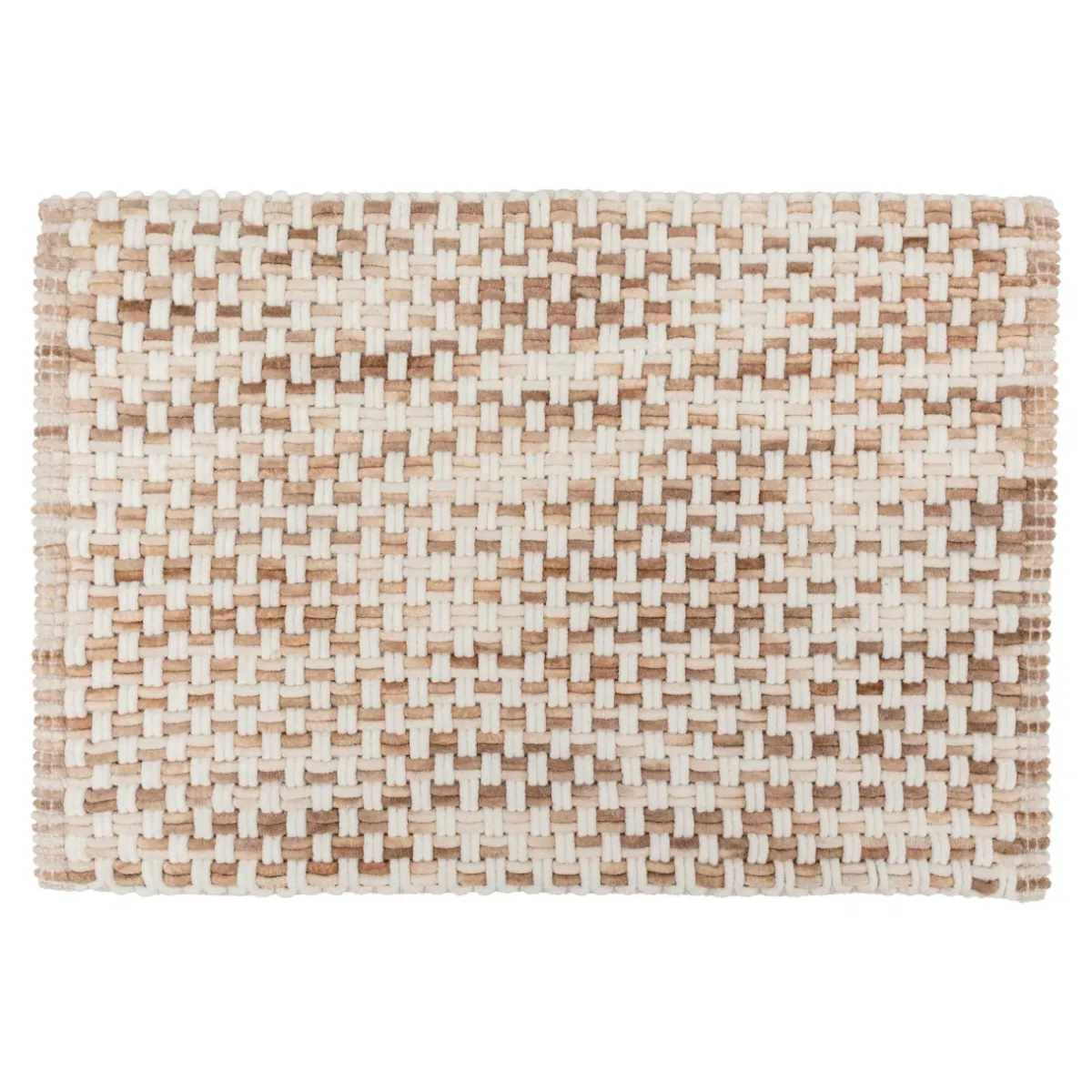 5 Five Simply Smart Tapis de bain coton (50 x 75 cm) Tresse Taupe Hot