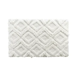 Douceur d'intu017drieur Tapis de bain coton (50 x 80 cm) Ikatis Blanc Discount