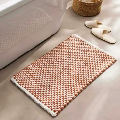 douceur d'intu017drieur Tapis de bain coton (50 x 80 cm) Rafael Terracotta Clearance