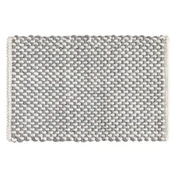 douceur d'intu017drieur Tapis de bain effet tissé en relief (50 x 80 cm) Rafael Gris