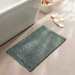 douceur d'intu017drieur Tapis de bain en coton (50 x 80 cm) Ariel cèdre Vert Online