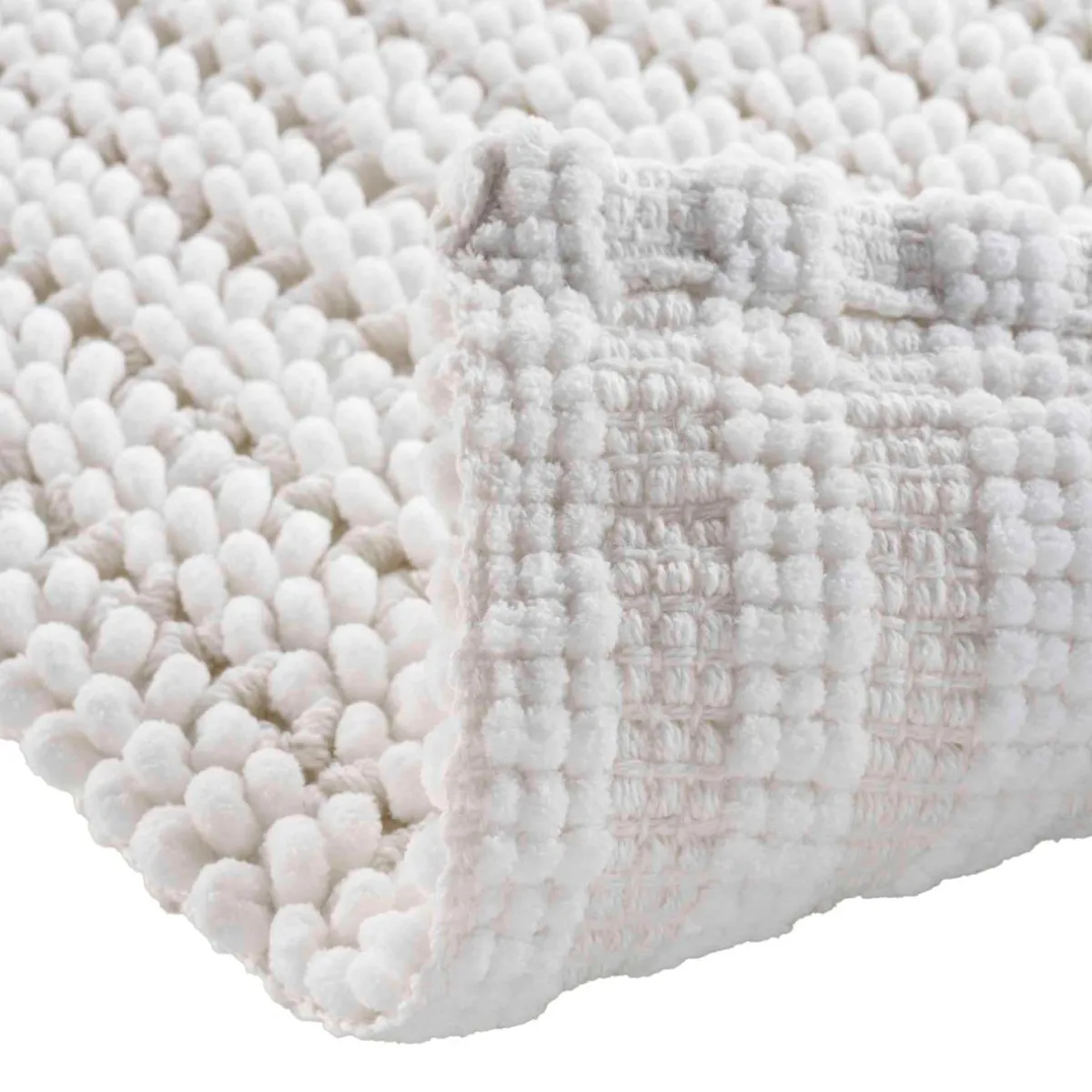 douceur d'intu017drieur Tapis de bain en coton (50 x 80 cm) Voltis Blanc Best