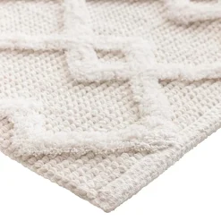 douceur d'intu017drieur Tapis de bain en coton (50 x 80 cm) Otis Beige Ecru