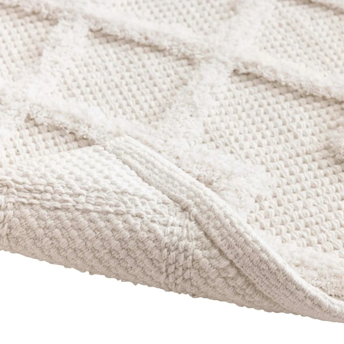 douceur d'intu017drieur Tapis de bain en coton (50 x 80 cm) Otis Beige Ecru
