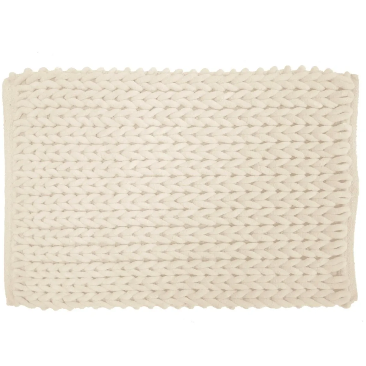douceur d'intu017drieur Tapis de bain en coton (50 x 80 cm) Ariel Ecru Sale