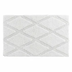 douceur d'intu017drieur Tapis de bain en coton (50 x 80 cm) Thais Blanc