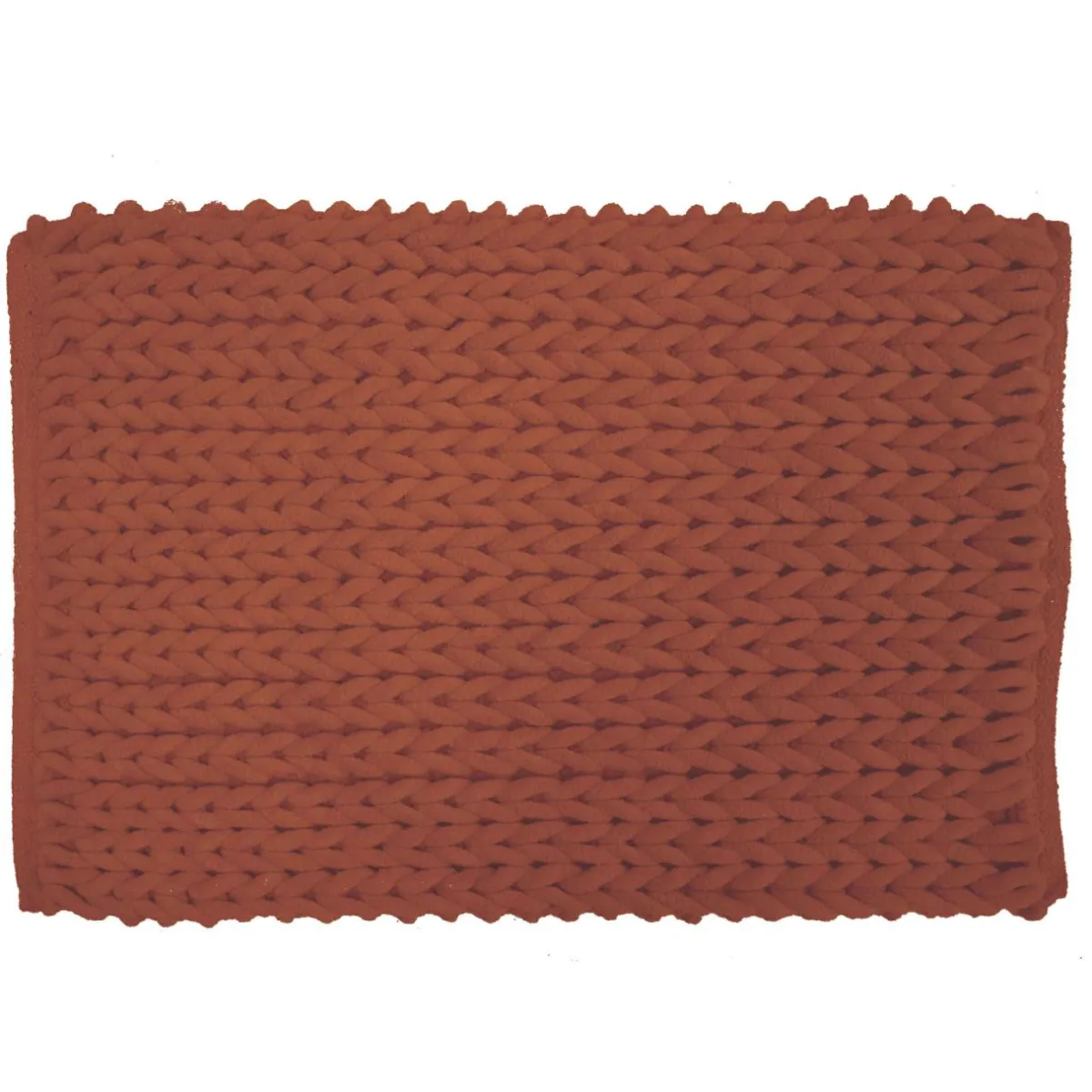 douceur d'intu017drieur Tapis de bain en coton (50 x 80 cm) Ariel Terracotta New