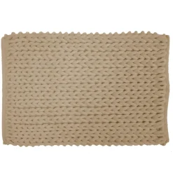 douceur d'intu017drieur Tapis de bain en coton (50 x 80 cm) Ariel Beige Hot