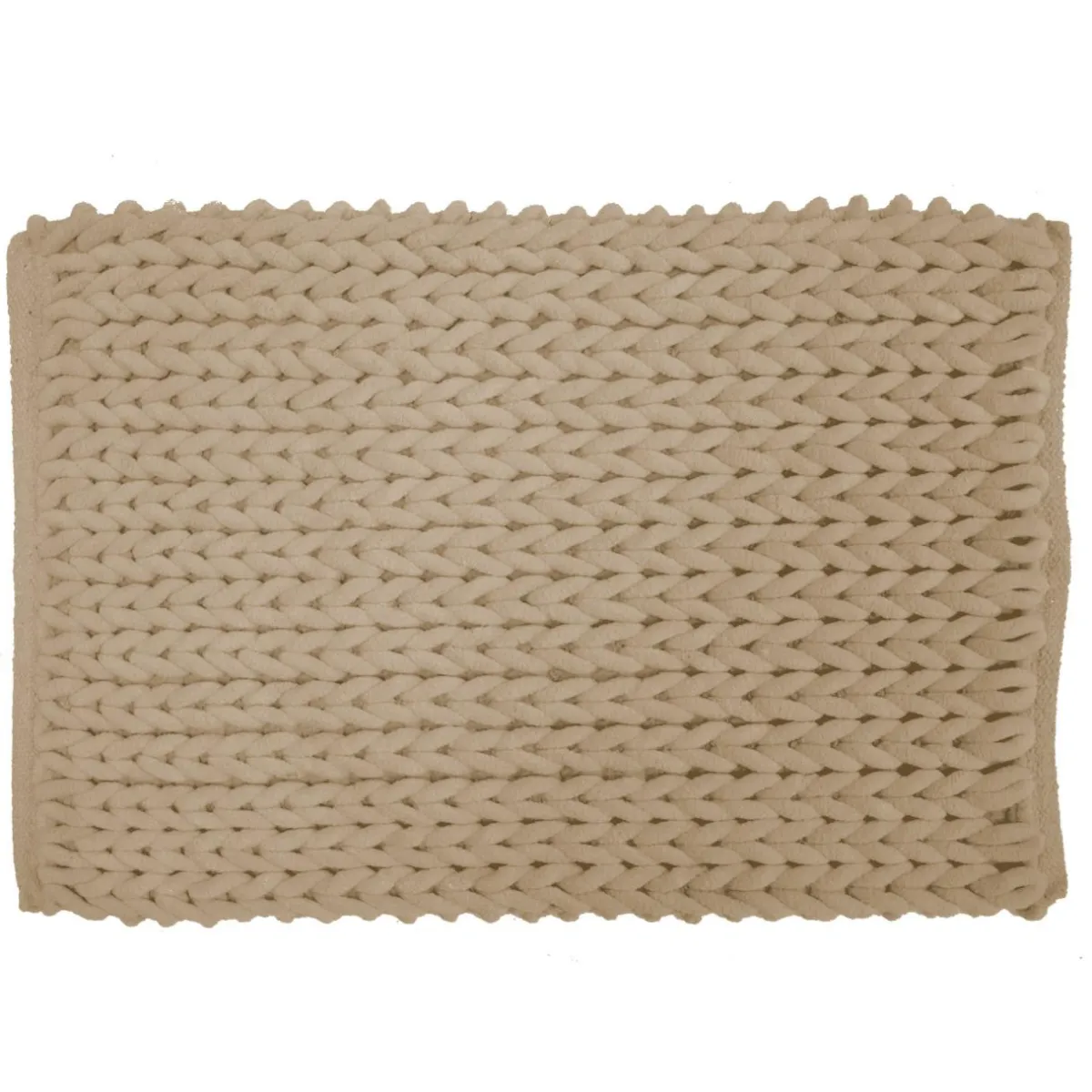 douceur d'intu017drieur Tapis de bain en coton (50 x 80 cm) Ariel Beige Hot