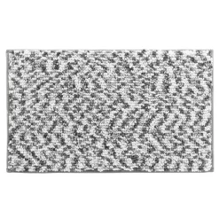 DOUCEUR D'INTERIEUR Tapis de bain microfibre (45 x 75 cm) Friza Gris Anthracite Hot
