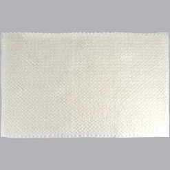 TENDANCE Tapis de bain microfibre (50 x 80 cm) Boules Blanc