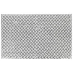 TENDANCE Tapis de bain microfibre (50 x 80 cm) Boules Gris clair
