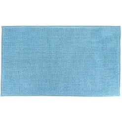 TENDANCE Tapis de bain microfibre (45 x 75 cm) Boules Bleu clair Best